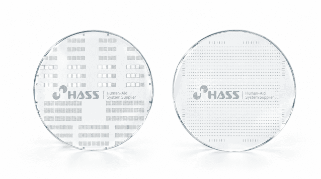 Glass-ceramic through-glass via (TGV) substrate sample developed ⓒ HASS