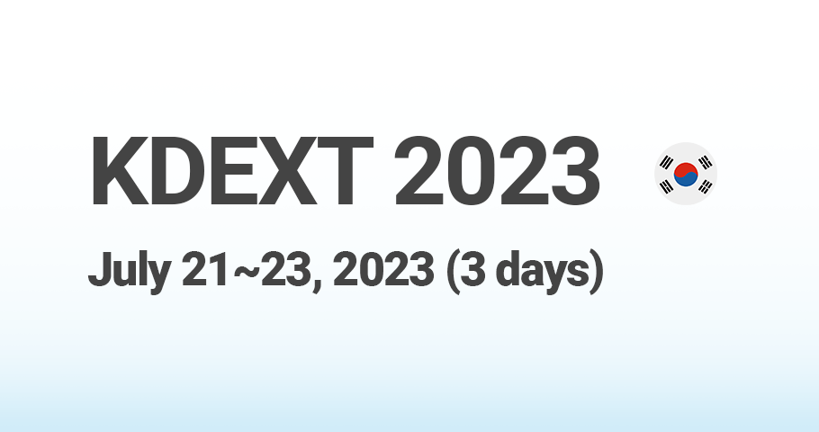 We invite you to KDTEX 2023!