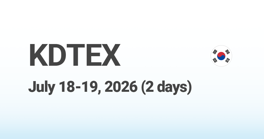 We invite you to KDTEX 2026!