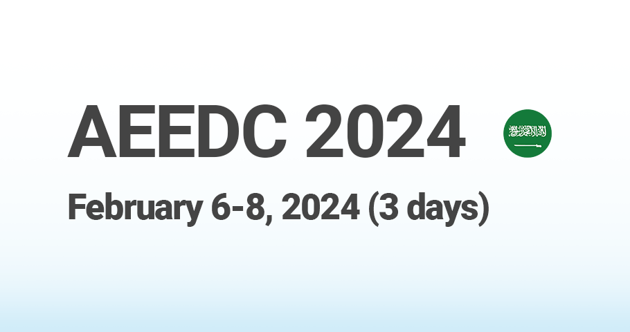 We invite you to AEEDC 2024!